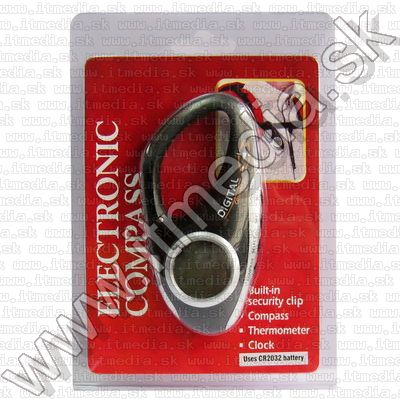 Image of Digital Carabiner **Compass and Thermometer** (IT5809)