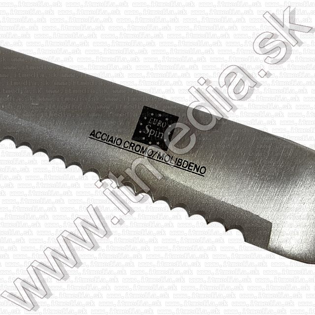 Image of EuroSpin Stainless Steel Kitchen Bread Knife 18cm (IT8106)