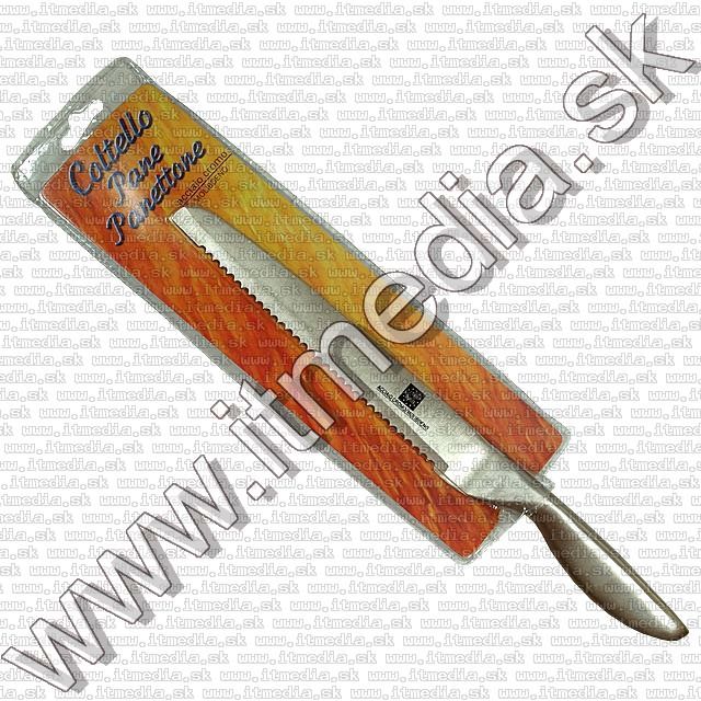 Image of EuroSpin Stainless Steel Kitchen Bread Knife 18cm (IT8106)