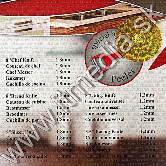 Image of Swiss Koch Kitchen Knife 6-set (PRC) (IT9476)