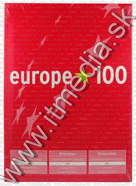 Image of Europe 100 self-adhesive labels A4 (16*)105x37.1mm (19) (IT5714)