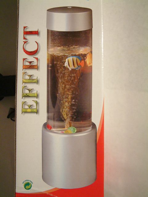 Image of Acryl Desk Water Effect Lamp 3 fish (IT1551)