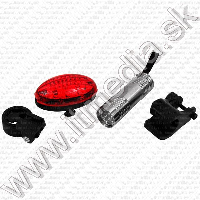 Image of Ecolle LED Bicycle Lamp SET (Front + Rear) (IT7214)