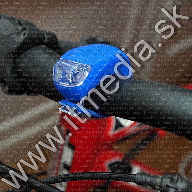 Image of Silicone 2-LEDs Bicycle Lamp (BLUE) info! (IT8875)