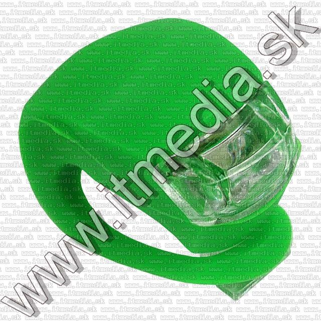 Image of Silicone 2-LEDs Bicycle Lamp (GREEN) info! (IT8876)