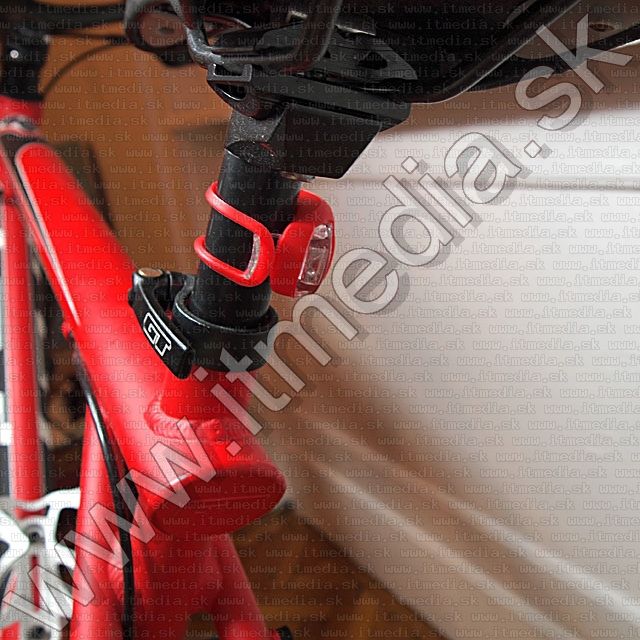 Image of Silicone 2-LEDs Bicycle Lamp SET(Black Front + Red Rear) (IT8873)