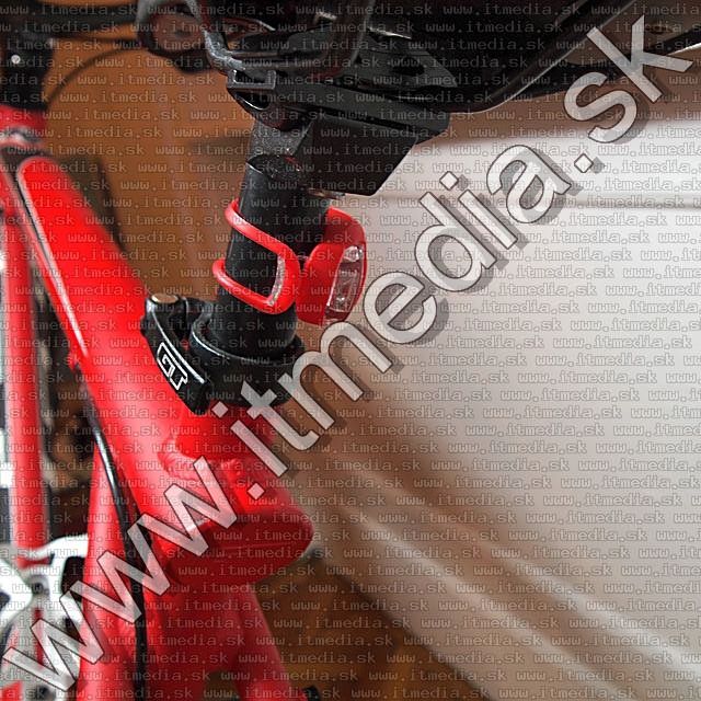 Image of Silicone 2-LEDs Bicycle Lamp SET(Purple Front + Red Rear) (IT8874)