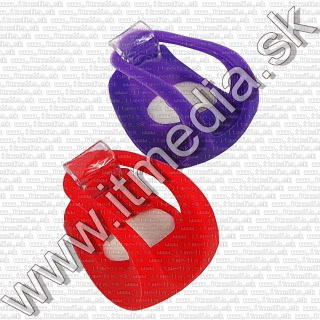 Image of Silicone 2-LEDs Bicycle Lamp SET(Purple Front + Red Rear) (IT8874)