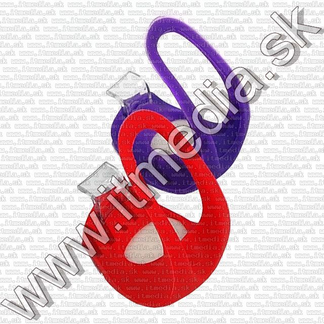 Image of Silicone 2-LEDs Bicycle Lamp SET(Purple Front + Red Rear) (IT8874)