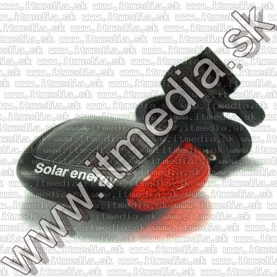 Image of Solar LED Bicycle Lamp, Rear (RED) (IT8002)