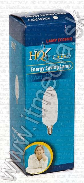 Image of HQ Energy Saving Lamp *E14* 3W Cold White (EC08HQ) (IT4839)