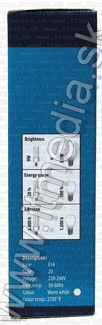 Image of HQ Energy Saving Lamp *E14* 9W (E03HQ) (IT5239)
