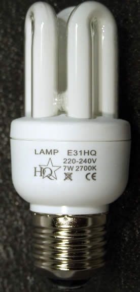 Image of HQ Energy Saving Lamp *E27* 7W *Warm White* (IT3905)