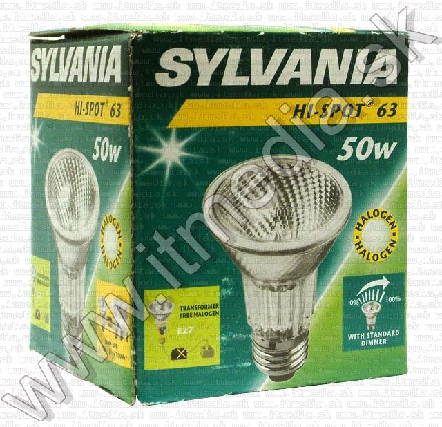 Image of Sylvania Hi-Spot 63 Halogen lamp E27 50w 230v (IT4759)