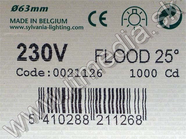 Image of Sylvania Hi-Spot 63 Halogen lamp E27 50w 230v (IT4759)