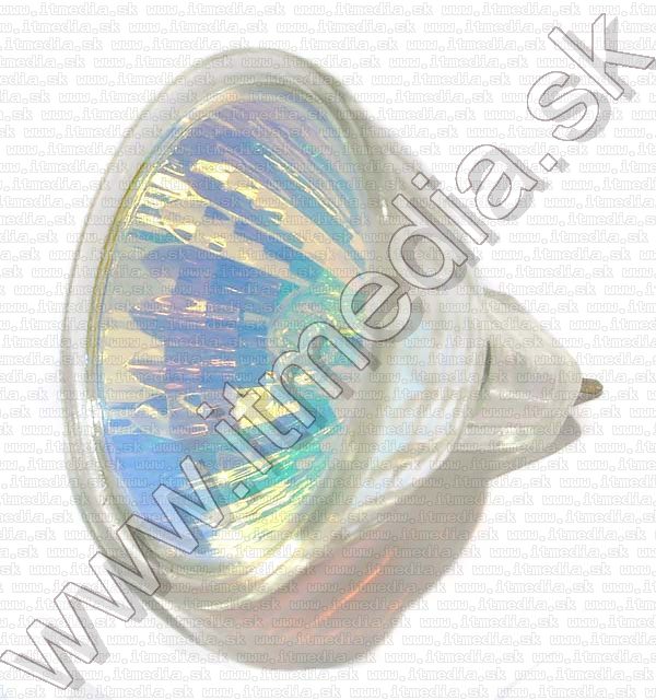 Image of Halogen lamp MR16 (GU5.3) 20w 12v *RED* (IT4762)