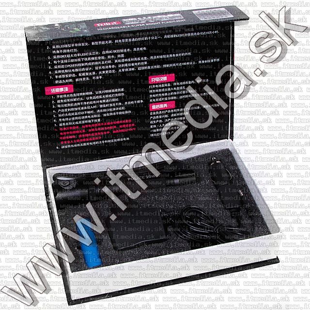 Image of High Power LED Flashlight 20w *Police* Li-Ion KIT (IT7101)