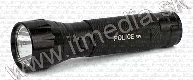 Image of High Power LED Flashlight 5w *Police* (IT5242)
