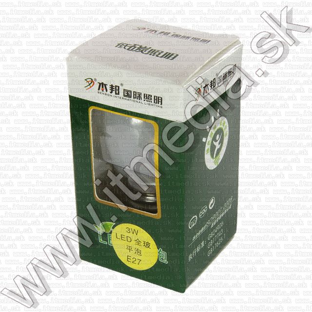 Image of Benbon Led Lampbulb, E27 360°*Warm White* (3Watt) (IT9749)