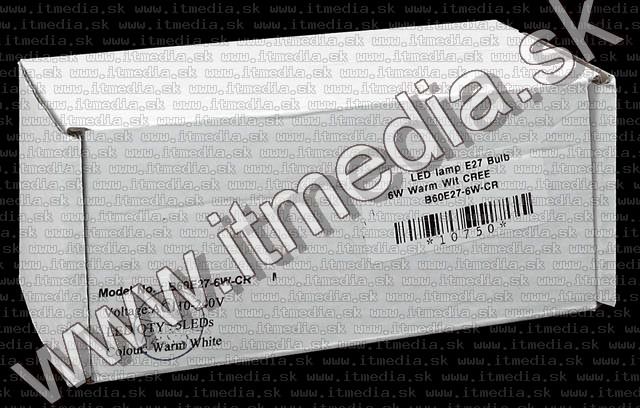 Image of Led Spotlamp, E27 WarmWhite (6 Watt CREE LED) (IT5731)