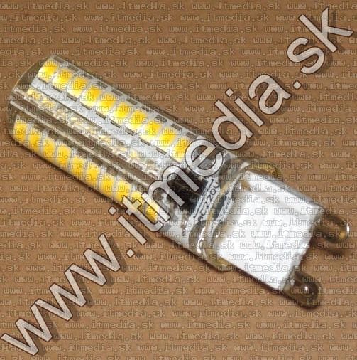 Image of LED izzó G9 foglalatos 9Watt 80x3014SMD 230V Meleg Fehér (IT13139)