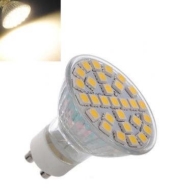 Image of Led Spotlamp GU10 Warm White 5W 29xSMD5050 Glass (IT10299)