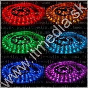 Image of Ledix LEDes fényfüzér, vezérlővel, tápegységgel RGB 5m (IT7602)