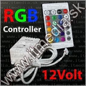 Image of Ledix LEDes fényfüzér, vezérlővel, tápegységgel RGB 5m (IT7602)