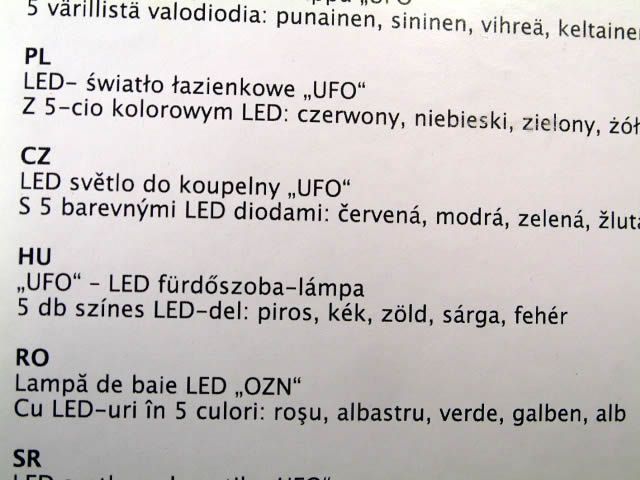 Image of Led UFO Bath Light (IT2868)