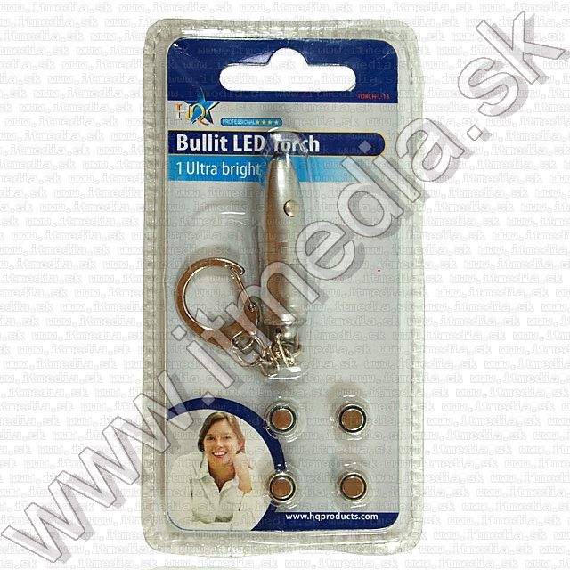 Image of HQ Led lamp keychain Aluminium *bullet* (IT8021)