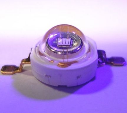 Image of Led Lamp Bead Diode *UV 400nm* 3watt 4v 700mA (IT12224)