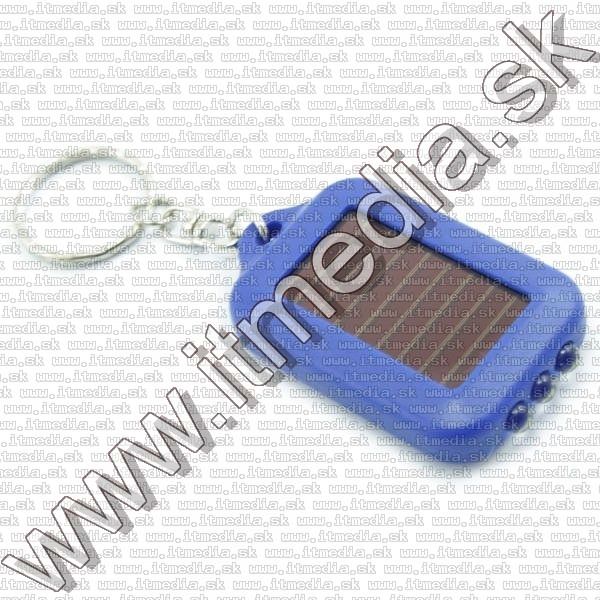 Image of Solar keychain *3 LED flashlight* *Blue* (IT12056)