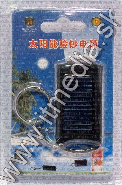 Image of Solar keychain *LED flashlight* 2 white + UV (IT4666)