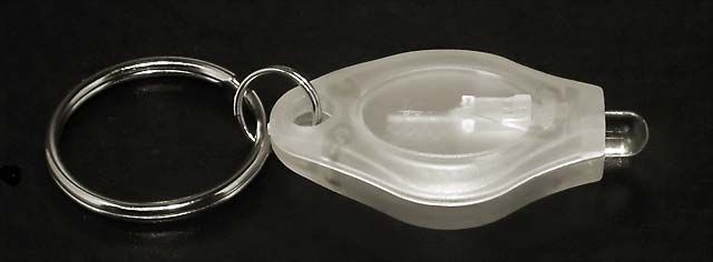 Image of Plastic *LED flashlight* Keychain 1x white LED (IT4668)