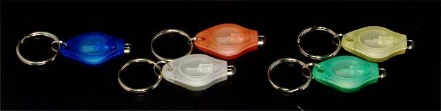 Image of Plastic *LED flashlight* Keychain 1x white LED (IT4668)