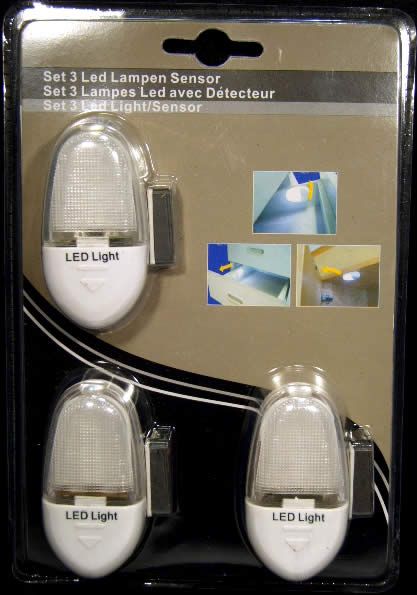 Image of LED Wardrobe Light *magnetic switch* 3-set (IT4055)