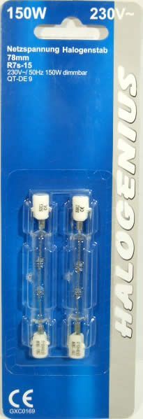 Image of Noname halogen bulb 78mm 150w 2-set (IT3424)