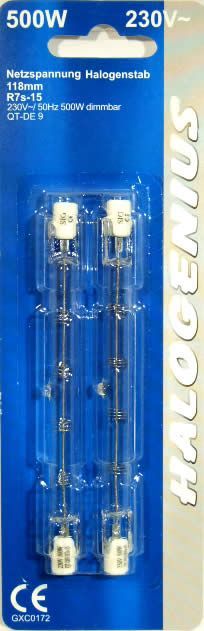 Image of Noname halogen bulb 500w 118mm 2-set (IT0775)