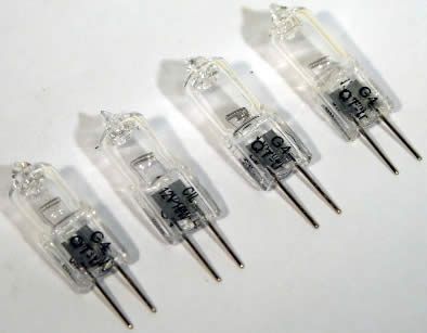 Image of G-4 halogen bulb 10W 12V 4-set (IT3425)