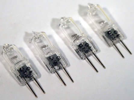 Image of G-4 halogen bulb 10W 12V 4-set (IT3425)