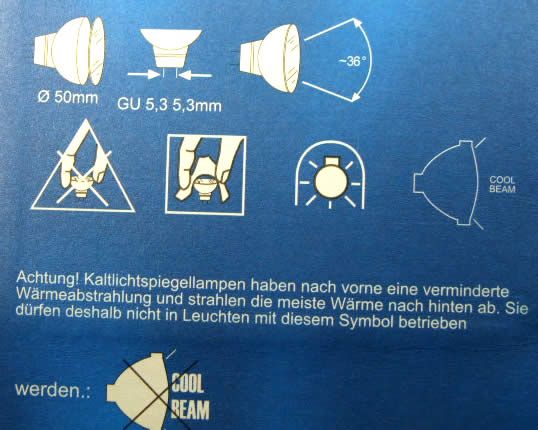Image of GU5.3 (MR16) halogen bulb 35W 12V 2-set (IT3431)