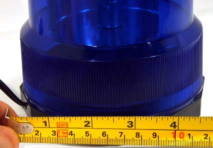Image of Revolving Warning Light, 12V, 10w *Blue* (IT3954)