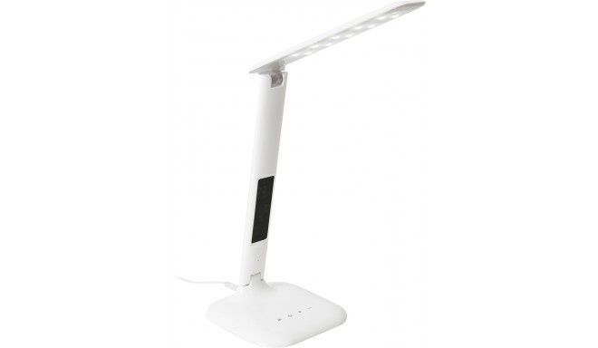 Image of Platinet USB Desk LED Lamp Touch Switch 6W + Clock (IT13407)
