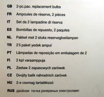 Image of Standard Bulb E14 7w 230v **2-set** (IT3727)