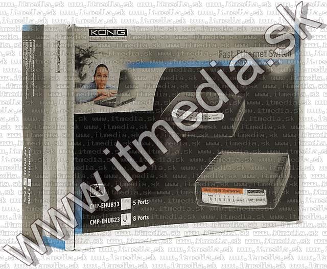 Image of KONIG 8 port 100 MBit LAN Switch (IT4863)