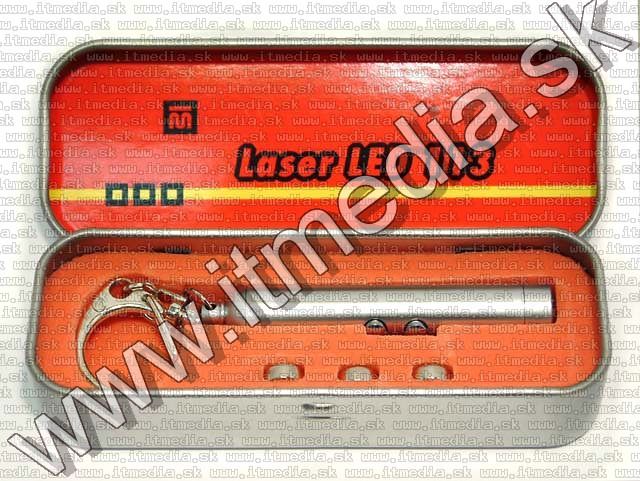 Image of Keychain Laser Pointer LED 113 2-in-1 (IT4496)