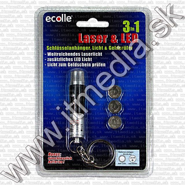 Image of Keychain Laser Pointer LED 3-in-1 (IT7057)