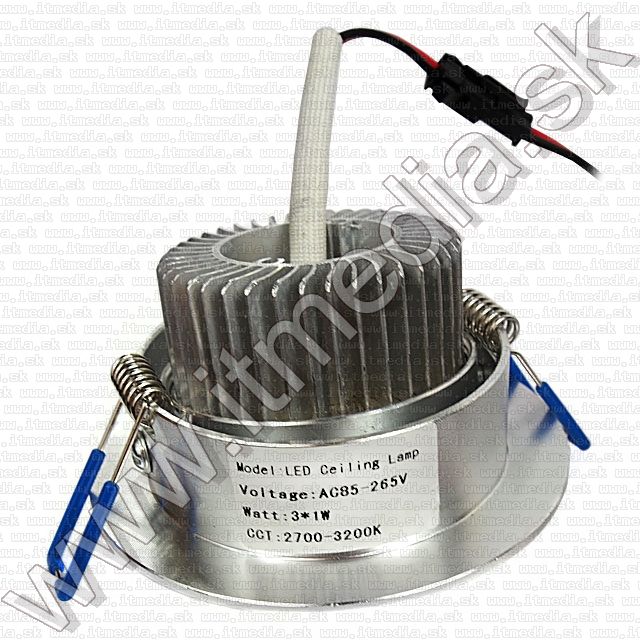 Image of LED Ceiling Downlight 3x1w LED (Warm White) (IT8906)