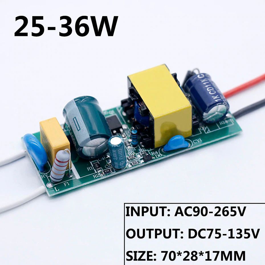 Image of LED Driver Power Supply 230V 25-36w 300mA (75-135v out) BULK (IT11111)