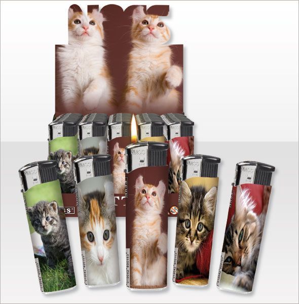 Image of Cigarette Lighter CAT *MIX* (IT6788)